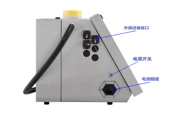 喜多力ci56501噴碼機(jī)側(cè)面功能介紹